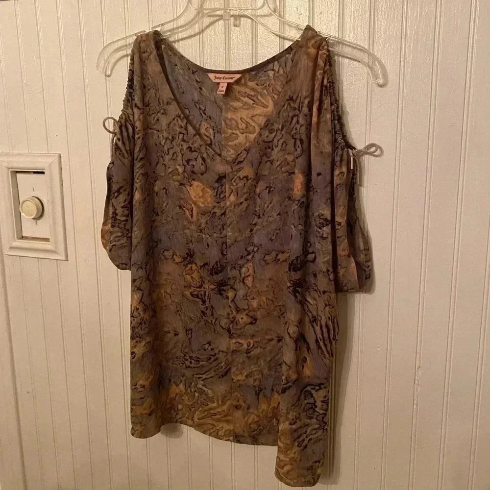 Juicy Couture cold shoulder blouse